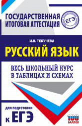 ЕГЭ. Русский язык. Весь школьный курс в таблицах и схемах для подготовки к единому государственному экзамену. Текучева И.В.