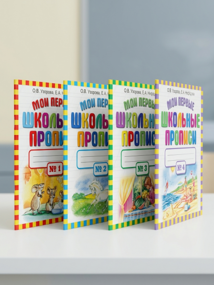 Мои первые школьные прописи. В 4 частях. Узорова О.В.