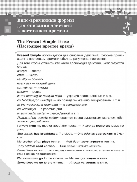 Английский язык. Грамматический справочник. 5 класс