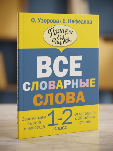 Все словарные слова. 1-2 класс. Узорова О.В.