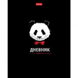 Дневник для 1-11 классов. Hatber. 40 листов. А5. На скобе. тиснение Panda