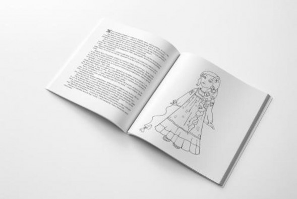 Снегурочка. Сказка-раскраска