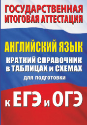 Английский язык. Краткий справочник в таблицах и схемах для подготовки к ЕГЭ и ОГЭ. Гудкова Л.М.,Терентьева О.В.