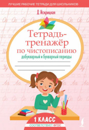 Тетрадь-тренажёр по чистописанию: добукварный и букварный п