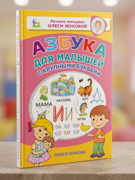 Азбука для малышей с крупными буквами. Жукова О.С.