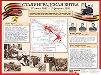 Великая Отечественная война. Сталинградская битва. Наглядное пособие. Пудовина Е.И.