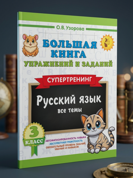 Большая книга упражнений по Русскому языку 3 кл Супертренинг