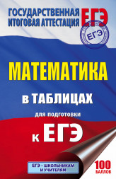 ЕГЭ. Математика в таблицах. 10-11 классы.