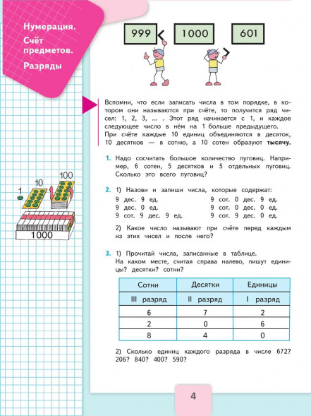 Математика. 4 класс. Учебник. Комплект. Моро М.И.