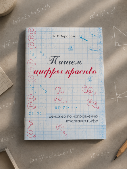 Пишем цифры красиво. Тренажер по исправлению начертания цифр