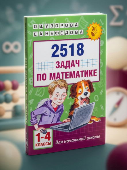 2518 задач по математике. 1-4 классы. Узорова О.В.